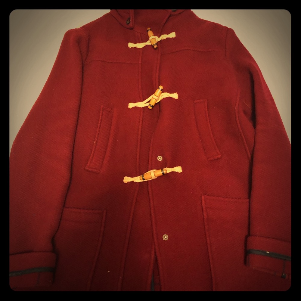 Cozy red coat